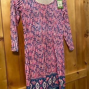 Lilly Pulitzer dress 3/4 sleeve